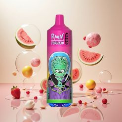 RandM Fumot Tornado 9000 Puffs Oppladbar 850 mAh Vannmelon Tyggegummi