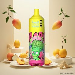 RandM Fumot Tornado 9000 Puffs Oppladbar med 18 mL Væske og Triple Mango (Tredobbelt Mango)