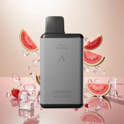 Adalya AD 10000 Puffs Engangs Vape Vannmelon Is – Romgrå, 14 ml E-væske