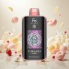 Fumot Tornado 25000 Puffs HD Skjerm Hvit Gummy Is
