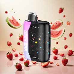 GEEK BAR Pulse X 42K Puffs Meteor Edition Jordbær Vannmelon med 3D buet skjerm og Justerbar Luftstrøm