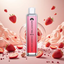 Hayati Pro Max 4000 Puffs Engangsdamp med Jordbær Hubba Bubba og 1400mAh Batteri