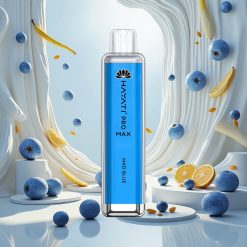 Hayati Pro Max 4000 Puffs Engangsdamper med 1400mAh Batteri og Mad Blå