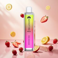 Hayati Pro Max 4000 Puffs Engangsdamper med 1400mAh Batteri og Rosa Sitron