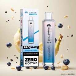 Hayati Pro Max 4000 Puffs Engangsdamper med Blåbær Banan og 1400mAh Batteri