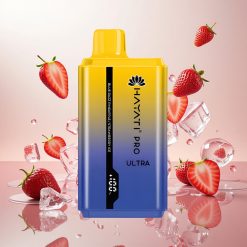 Hayati Pro Ultra 15000 Puffs Blå Bringebær Ananas Disposable Vape med 2 12ml E-væske