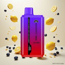 Hayati Pro Ultra 15000 Puffs Blåbær Bringebær Kirsebær med 850mAh Batteri