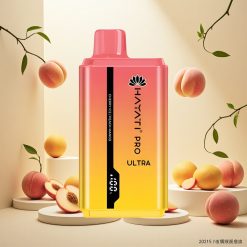 Hayati Pro Ultra 15000 Puffs Disposable Vape Kirsebær Is med 850mAh Batteri