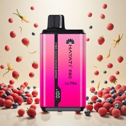 Hayati Pro Ultra 15000+ Puffs E-Sigaret med Jordbær Guava og 24ml Kapasitet