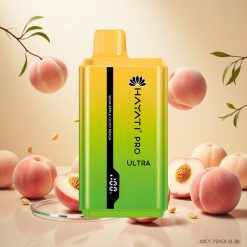 Hayati Pro Ultra 15000 Puffs Engangsdamper Sur Eple med 850mAh Batteri