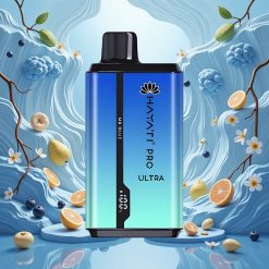 Hayati Pro Ultra 15000 Puffs Mr Blå Disposable Vape med 2% Nikotin og 49 Smaker