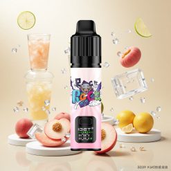 IGET BAR PLUS S3 POD 10000 Puffs Engangsverdampers med 18 ml E-væske Fersken Lychee Lime Is