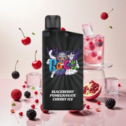 IGET Bar 3500 Puffs Engangs Vape Bjørnebær Granateple Kirsebær Is med 1,2 Ohm Mesh Coil