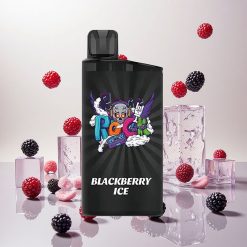 IGET Bar 3500 Puffs Engangsdamp Svartbæris med 1400 mAh Batteri