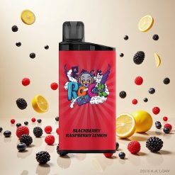 IGET Bar 3500 Puffs Engangsvaper med 1400 mAh Batteri – Bjørnebær Bringebær Sitron