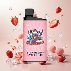 IGET Bar 3500 Puffs Oppblåsbar Epen Jordbær Lychee Is med 1400 mAh Batteri