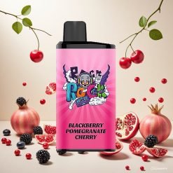 IGET Bar Pro 10000 Puffs Engangsdamper med 2000 mAh Batteri – Bjørnebær Granateple Kirsebær