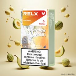RELX Pod Pro 2 Honningmelon med 3% Nikotin og 600 Innsug