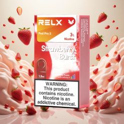 RELX Pod Pro 2 Jordbæreksplosjon – 3% Nikotin, 600 puff