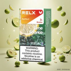 RELX Pod Pro 2 Limeglans (3% Nikotin, 600 inhalasjoner)
