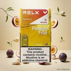 RELX Pod Pro 2 Pasjonsfrukt med 3% Nikotin og 600 puff