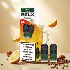 RELX Pod Pro 2 Te-Matcha Frappe Te med 1,8% Nikotin og 1,9ml Kapasitet