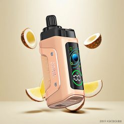 Razz Bar 45000 Puffs Engangs Vape Ananas Kokos med Justerbar Luftstrøm og 20 mg/ml Nikotin