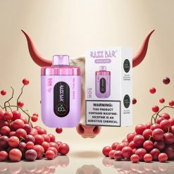 Razz Bar 50K Puffs Engangs Vape – Red Bull Drue med Type-C Lading og 2% Nikotin