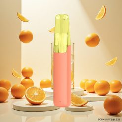 Snowplus Dash 4000 Puffs Engangsdevice med Keramisk Atomizer og Appelsinbrus