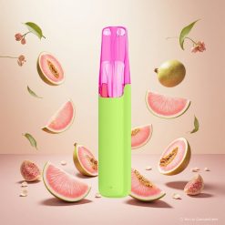 Snowplus Dash 4000 Puffs Engangsdevice med Keramisk Atomizer og Rosa Guava