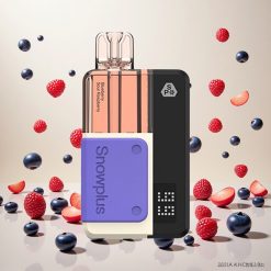 Snowplus Swift 5000 Puffs Prefilled Pod Kit Blåbær Sur Bringebær med 1000 mAh batteri
