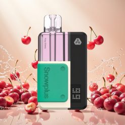 Snowplus Swift Pod Kit 15000 Puffs – Dual Mesh Atomizer & 1000 mAh Batteri – Sprudlende Kirsebær
