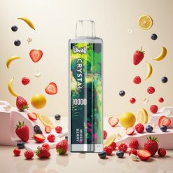UWIN Crystal 10000 Puffs Blandet Bær – 18ml / 0,8 Ohm mesh coil