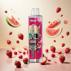 UWIN Crystal 10000 Puffs Engangs Vape Jordbær Vannmelon – 18ml / 650mAh