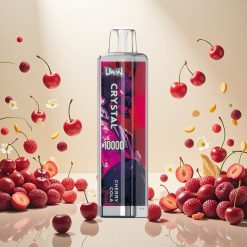 UWIN Crystal 10000 Puffs Engangsdamper Kirsebær Cola – 18ml væske, 650mAh batteri