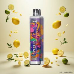 UWIN Crystal 10000 Puffs Engangsdamper Sitron Lime med 18ml kapasitet og 650mAh batteri