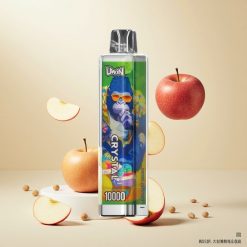 UWIN Crystal 10000 Puffs To Epler (Two Apple) – 18ml E-Væske, 650mAh Batteri