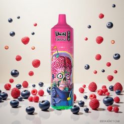 Uwin Tornado 35K Music Engangs Vape Blåbær Bringebær – 35 000 trekk, 600mAh batteri