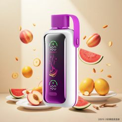 VOZOL Star 20000 Puffs Fersken Mango Vannmelon med 2,2" HD-speilskjerm