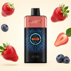 IGET ONE Jordbær Granateple Is Engangs Vape – 12 000 Trekk, 2700 mAh