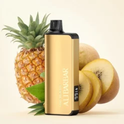 ALIBARBAR INGOT Kiwi Ananas Engangsvape – 9000 Trekk, 22 ml E-væske
