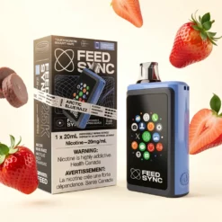 FEED SYNC SMART Vape 25K – Arktisk Blå Bringebær med telefontilkobling