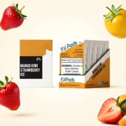 Z Pods Mango Jordbær Kiwi Is 2 % spesiell nikotinblanding